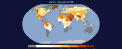 Calor riesgoso añadido por el cambio climático: junio a agosto de 2026