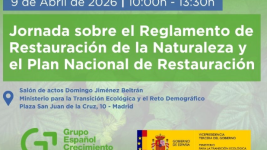 Jornada sobre el Reglamento de Restauración de la Naturaleza y el Plan Nacional de Restauración
