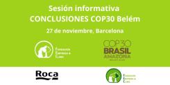 Sesión informativa de la Fundación Empresa & Clima: Conclusiones de la COP30 