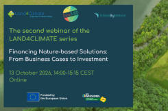 Webinar LAND4CLIMATE – Financiación de soluciones basadas en la naturaleza