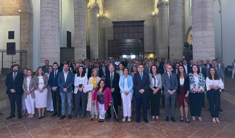 Catalina García ha participado en Antequera el acto de entrega a municipios de los Planes Municipales contra el Cambio Climático.