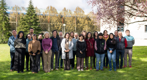 Reunión de lanzamiento del proyecto PASTORALI, celebrada en el edificio Jerónimo de Ayanz de la UPNA, sede de los institutos de investigación.
